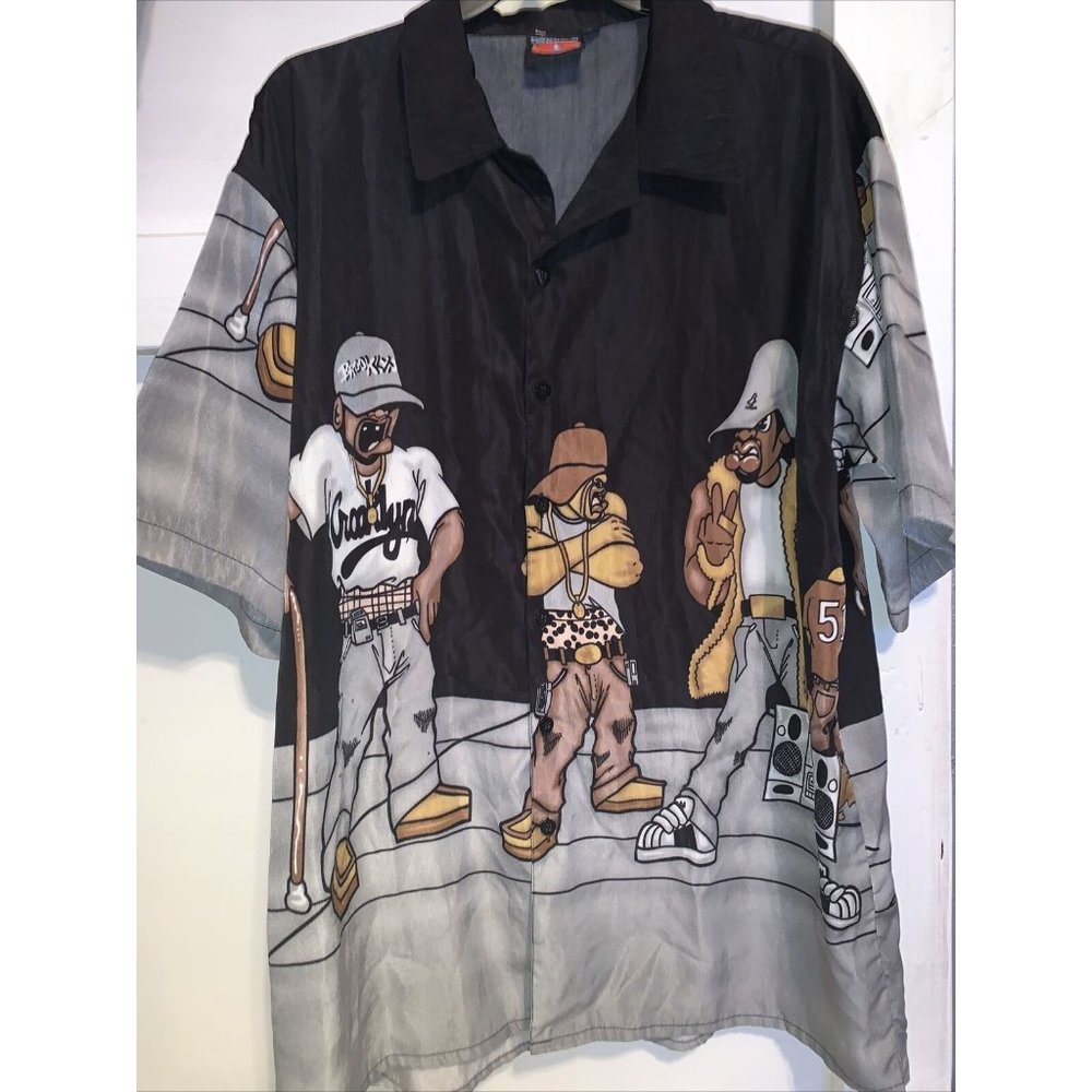 Vintage 90s Crooklyn Button Up Mens XL Shirt